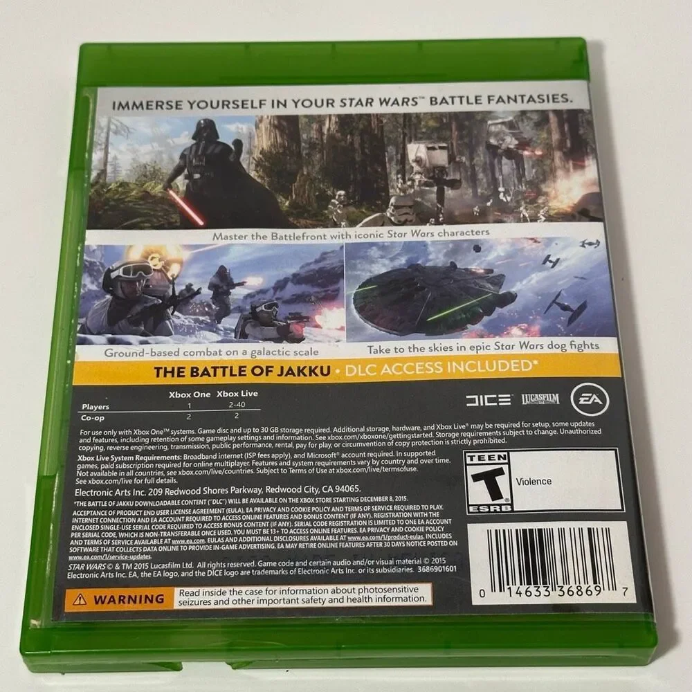 Xbox One Star Wars Battlefront Game